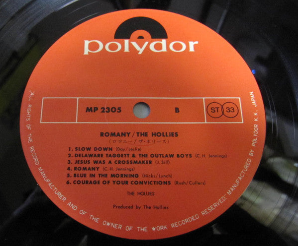 The Hollies - Romany (Vinyl, LP, Album, Stereo) Very Good (VG) / Very Good (VG)