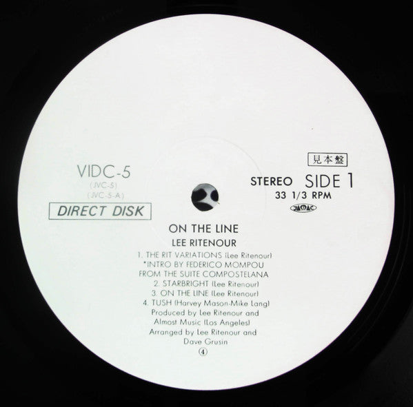 Lee Ritenour - On The Line (Vinyl, LP, Album, Promo, Stereo)