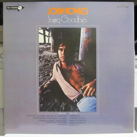 John Rowles - Saying Goodbyes (Vinyl, LP, Album) Very Good (VG) / Very Good Plus (VG+)