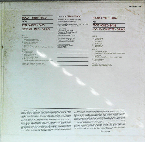 McCoy Tyner - Supertrios (2xVinyl, LP, Promo) Very Good Plus (VG+) / Very Good Plus (VG+)