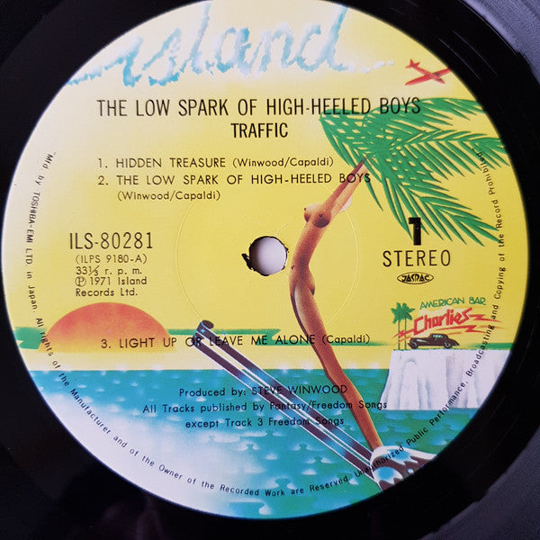 Traffic - The Low Spark Of High Heeled Boys (Vinyl, LP, Album) Very Good Plus (VG+) / Very Good (VG)