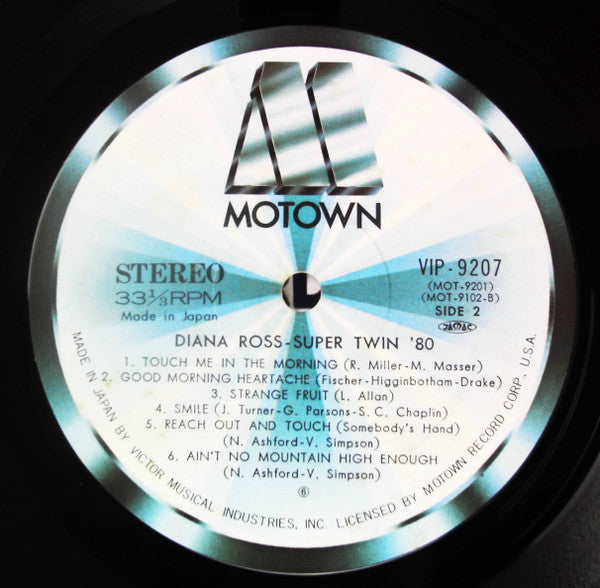 Diana Ross - Diana Ross - Super Twin' 80 (2xVinyl, LP, Compilation) Very Good Plus (VG+) / Very Good (VG)