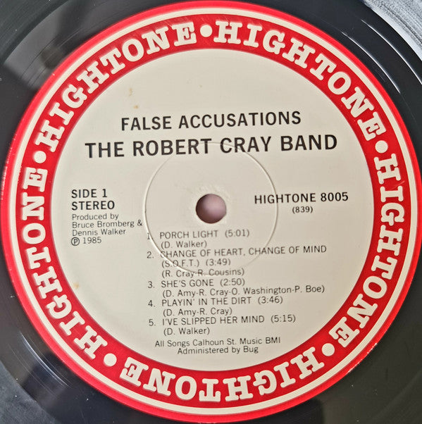 The Robert Cray Band - False Accusations (Vinyl, LP, Album) Very Good (VG) / Very Good (VG)