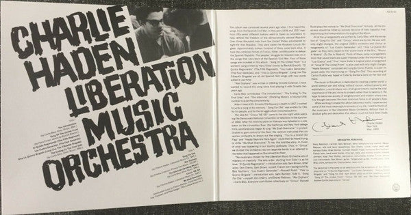 Charlie Haden - Liberation Music Orchestra (Vinyl, LP, Album, Reiss...
