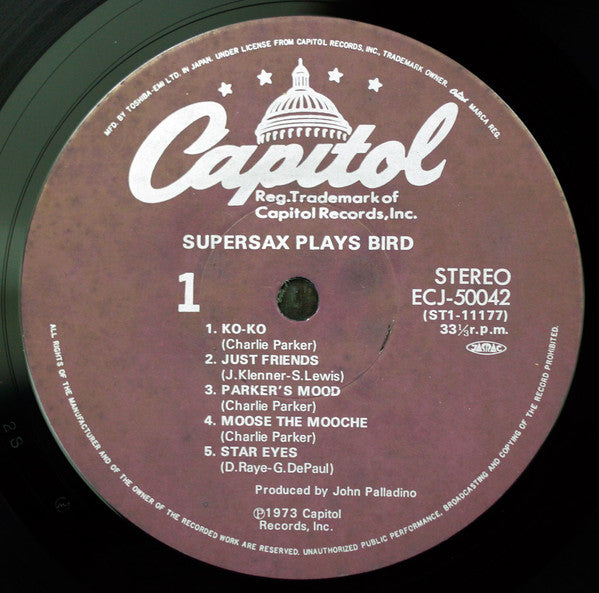 Supersax - Supersax Plays Bird (Vinyl, LP, Album)