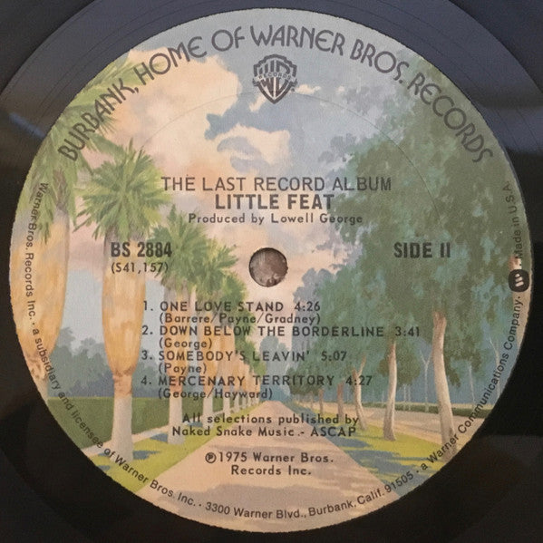 Little Feat - The Last Record Album (Vinyl, LP, Album) Good Plus (G+) / Very Good (VG)