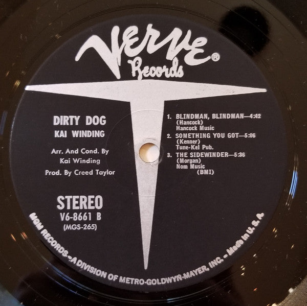 Kai Winding - Dirty Dog (Vinyl, LP, Album, Stereo) Very Good Plus (VG+) / Very Good Plus (VG+)