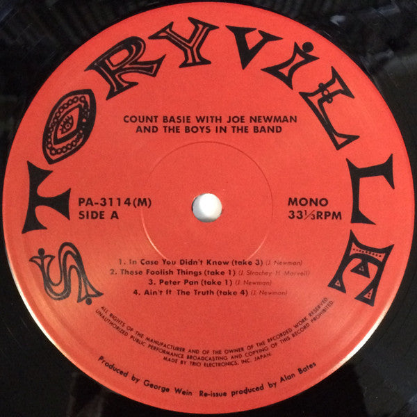 Count Basie - And The Boys In The Band (Vinyl, LP, Album, Reissue, Mono) Very Good (VG) / Very Good (VG)