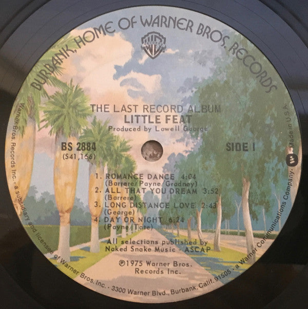 Little Feat - The Last Record Album (Vinyl, LP, Album) Good Plus (G+) / Very Good (VG)