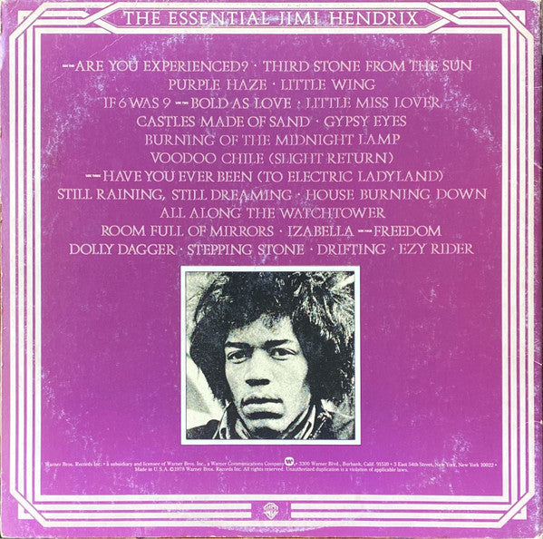 Jimi Hendrix - The Essential Jimi Hendrix (2xVinyl, LP, Compilation) Very Good Plus (VG+) / Very Good (VG)