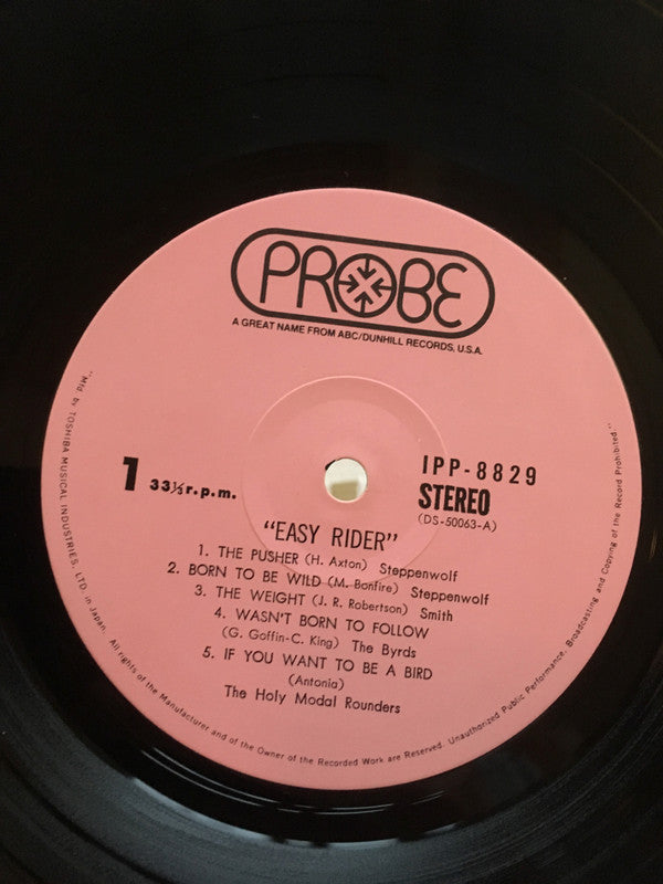 Various - Easy Rider - Songs As Performed In The Motion Picture (Vinyl, LP, Compilation) Very Good Plus (VG+) / Very Good (VG)