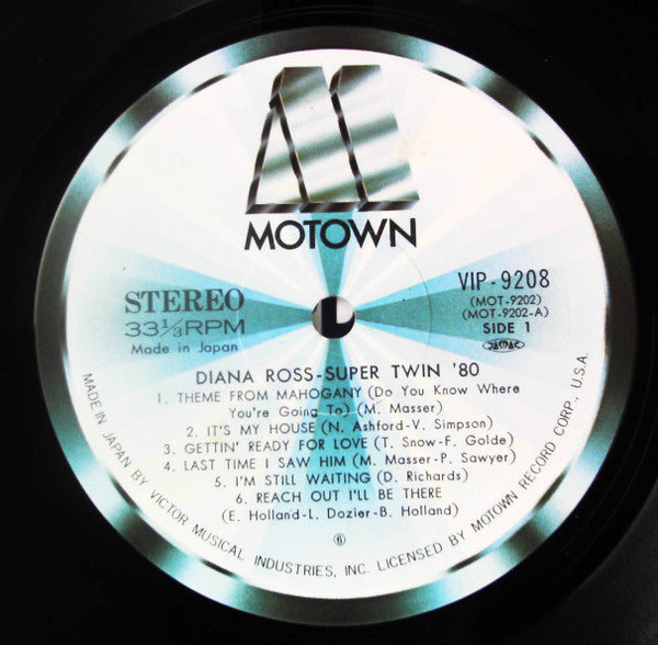 Diana Ross - Diana Ross - Super Twin' 80 (2xVinyl, LP, Compilation) Very Good Plus (VG+) / Very Good (VG)