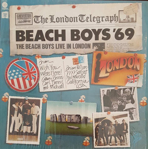 The Beach Boys - Beach Boys '69 (The Beach Boys Live In London) (Vinyl, LP, Album, Reissue) Very Good Plus (VG+) / Very Good (VG)