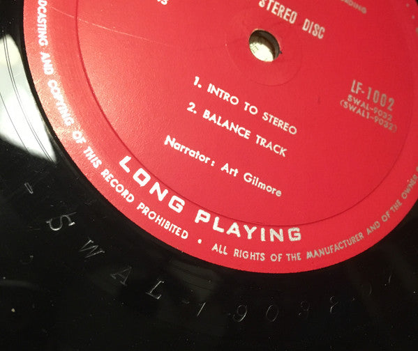 Various - The Stereo Disc (Vinyl, LP, Stereo) Very Good Plus (VG+) / Good Plus (G+)