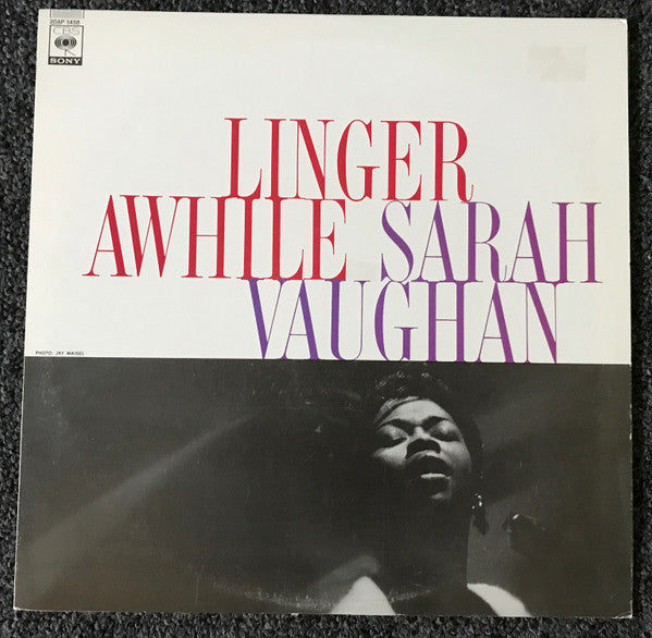 Sarah Vaughan - Linger Awhile (Vinyl, LP, Album, Reissue, Mono) Near Mint (NM or M-) / Near Mint (NM or M-)