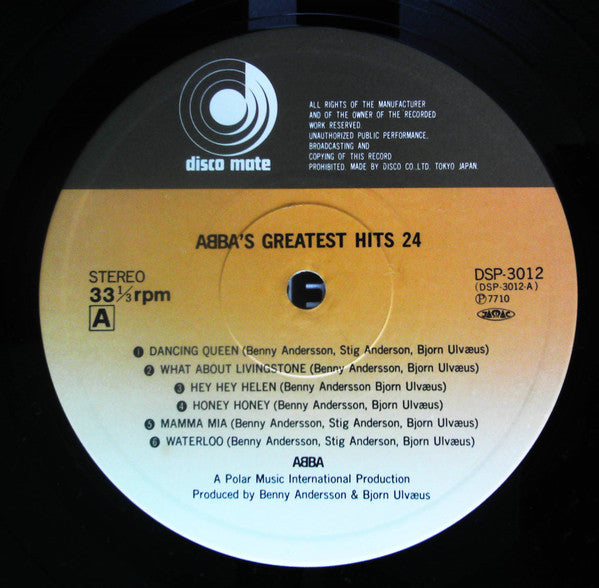 ABBA - ABBA's Greatest Hits 24 (Vinyl, LP, Compilation)