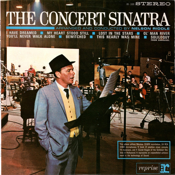 Frank Sinatra - The Concert Sinatra (Vinyl, LP, Album, Reissue, Stereo) Very Good (VG) / Good Plus (G+)