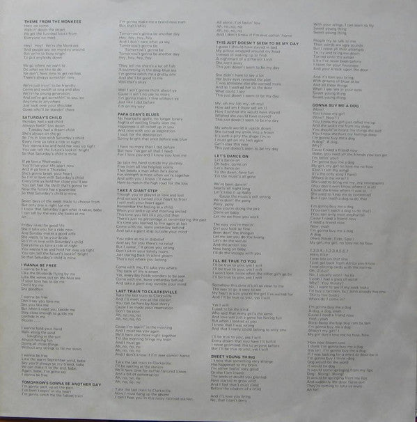 The Monkees - Last Train (Vinyl, LP, Album, Reissue) Very Good Plus (VG+) / Very Good (VG)