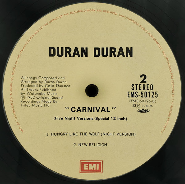 Duran Duran - Carnival (Vinyl, 12", 33 ⅓ RPM, Mini-Album, Compilati...