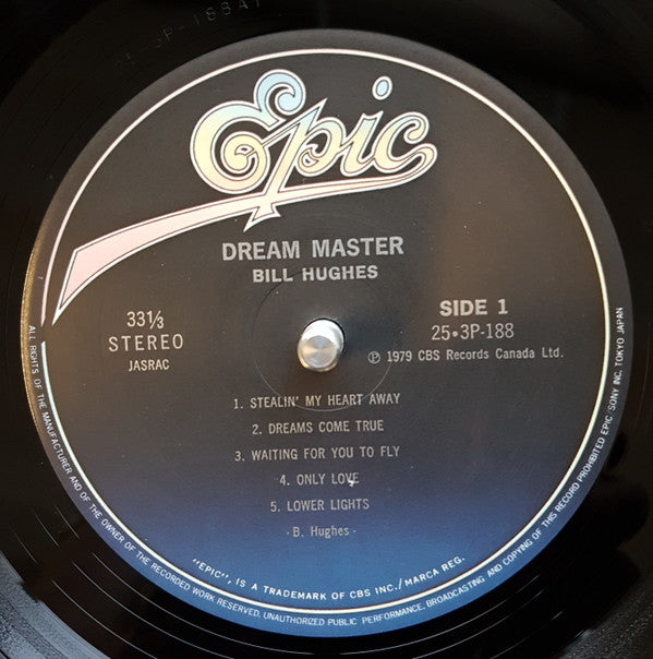 Billie Hughes - Dream Master (Vinyl, LP, Album) Very Good Plus (VG+) / Very Good (VG)