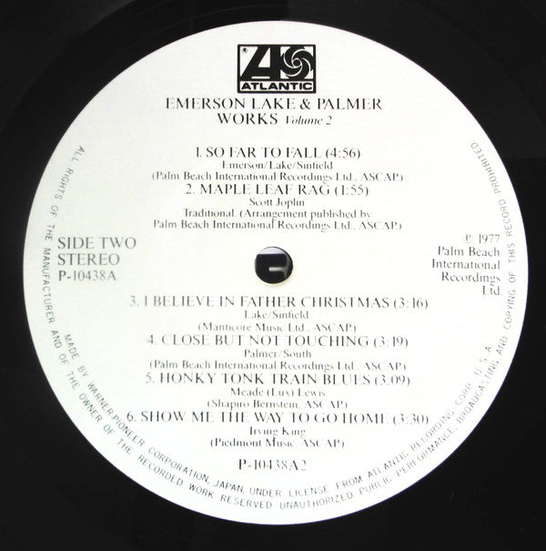 Emerson, Lake & Palmer - Works Volume 2 (Vinyl, LP, Album)