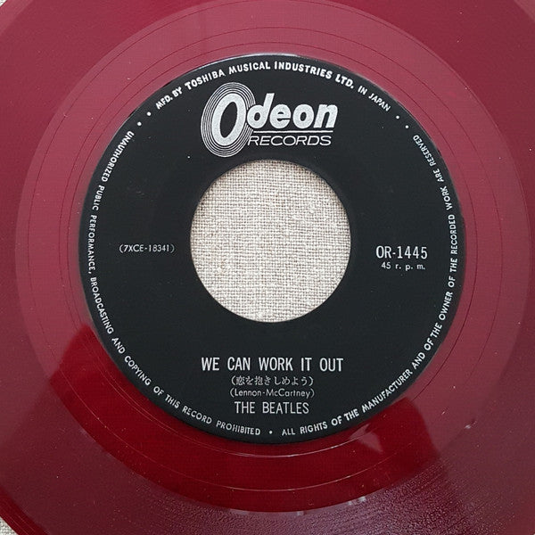 The Beatles - We Can Work It Out / Day Tripper (Vinyl, 7", 45 RPM, Single, Mono) Good Plus (G+) / Very Good Plus (VG+)