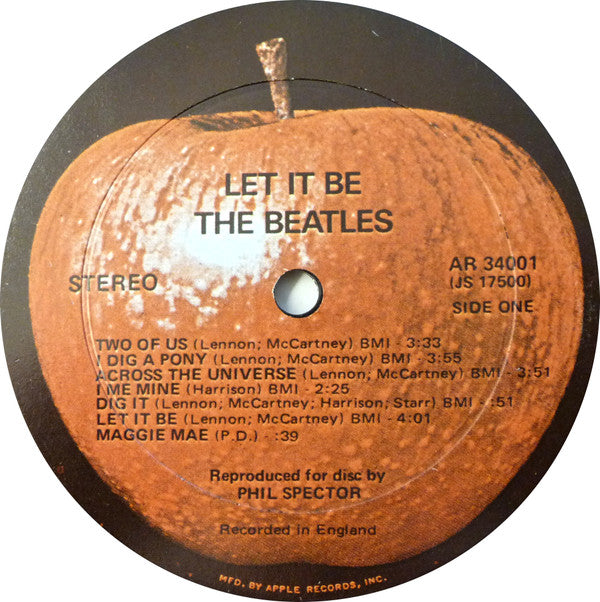 The Beatles - Let It Be (Vinyl, LP, Album, Stereo)