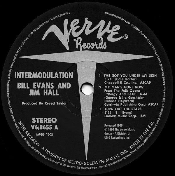 Bill Evans - Intermodulation (Vinyl, LP, Album, Reissue, Stereo) Near Mint (NM or M-) / Near Mint (NM or M-)