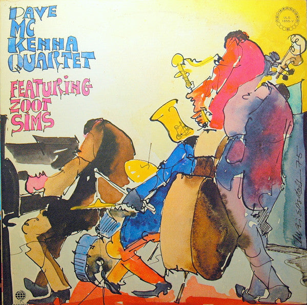 Dave McKenna Quartet - Dave McKenna Quartet Featuring Zoot Sims (Vinyl, LP, Album, Stereo) Very Good (VG) / Good Plus (G+)