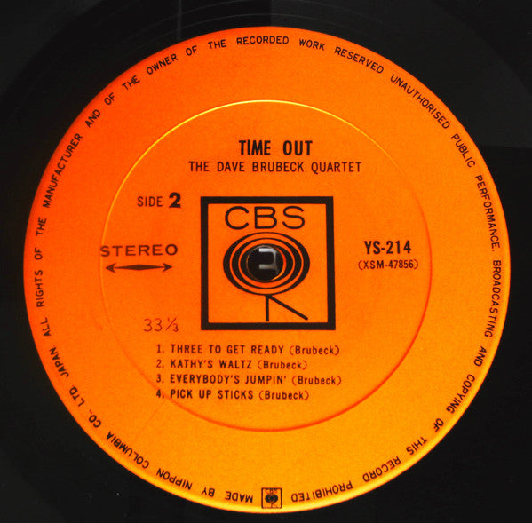 The Dave Brubeck Quartet - Time Out (Vinyl, LP, Album, Stereo)