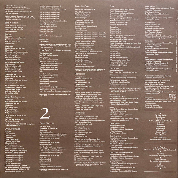 Madonna - Like A Virgin (Vinyl, LP, Album, Reissue, Stereo)