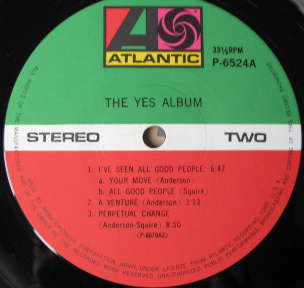 Yes - The Yes Album (Vinyl, LP, Album, Limited Edition, Reissue) Very Good Plus (VG+) / Very Good Plus (VG+)