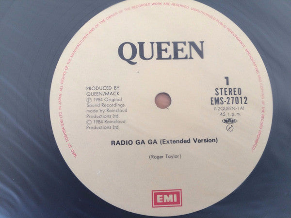Queen - Radio Ga Ga (Vinyl, 12", 45 RPM, Stereo)