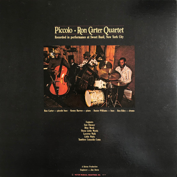 Ron Carter Quartet - Piccolo (2xVinyl, LP, Album, Stereo) Near Mint (NM or M-) / Very Good Plus (VG+)