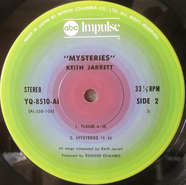 Keith Jarrett - Mysteries (Vinyl, LP, Album, Stereo)