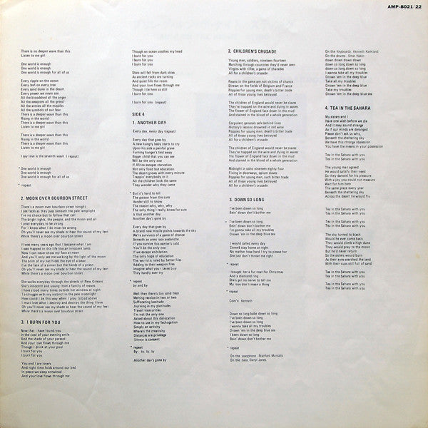 Sting - Bring On The Night (Vinyl, LP, Album, Stereo)