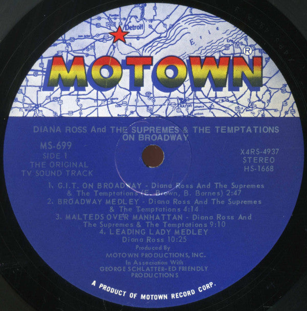 The Supremes - On Broadway (Vinyl, LP, Album) Near Mint (NM or M-) / Very Good (VG)