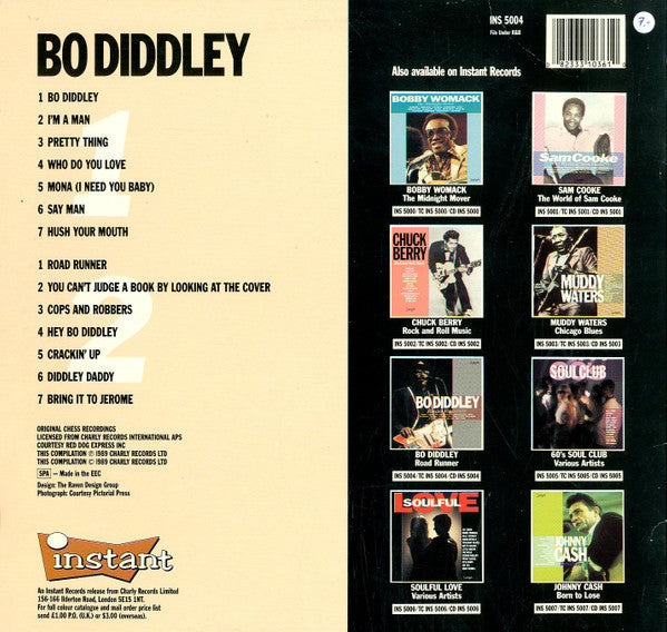 Bo Diddley - Road Runner (Vinyl, LP, Compilation) Very Good (VG) / Very Good (VG)