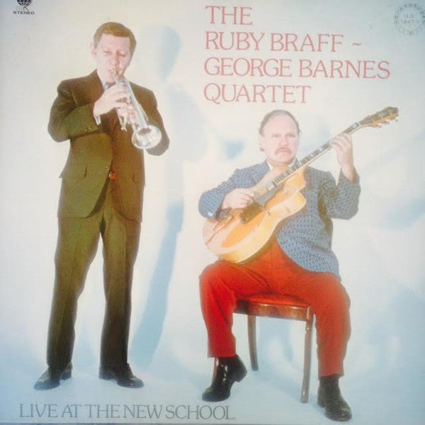 Ruby Braff / George Barnes Quartet - Live At The New School (Vinyl, LP, Reissue) Near Mint (NM or M-) / Very Good Plus (VG+)
