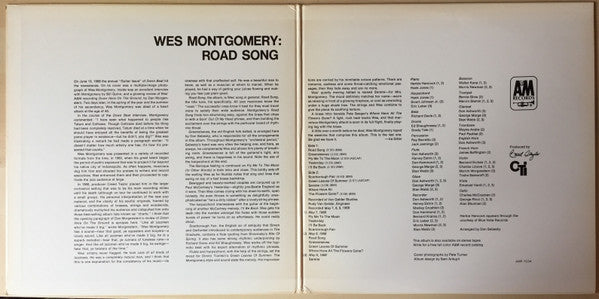 Wes Montgomery - Road Song (Vinyl, LP, Album, Reissue) Very Good Plus (VG+) / Very Good (VG)