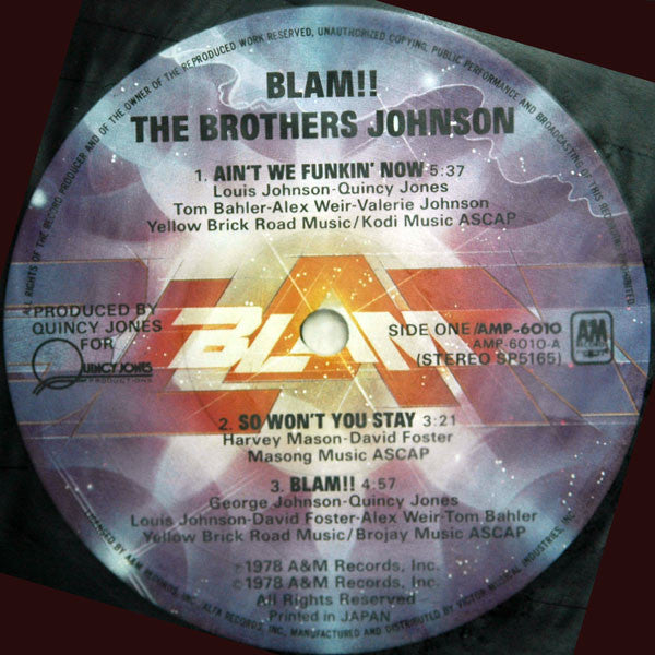 Brothers Johnson - Blam!! (Vinyl, LP, Album, Reissue)