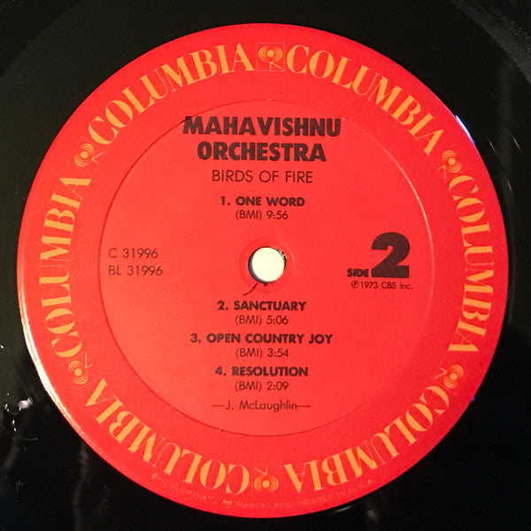 Mahavishnu Orchestra - Birds Of Fire (Vinyl, LP, Album, Repress) Very Good (VG) / Very Good Plus (VG+)