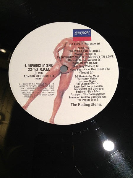 The Rolling Stones - Got Live If You Want It (Vinyl, 12", 33 ⅓ RPM, Reissue, Mono) Very Good Plus (VG+) / Very Good (VG)
