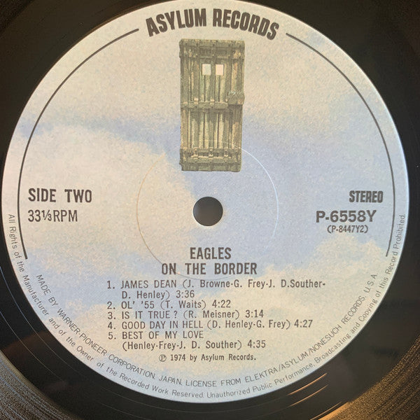 Eagles - On The Border (Vinyl, LP, Album, Reissue) Very Good Plus (VG+) / Very Good Plus (VG+)