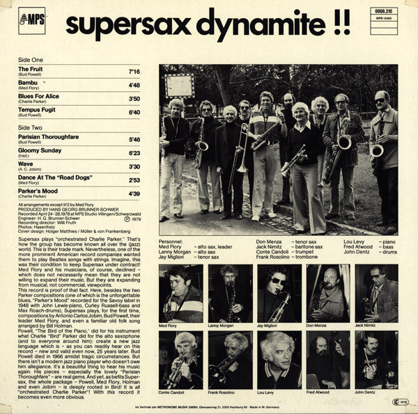 Supersax - Dynamite !! (Vinyl, LP, Album)