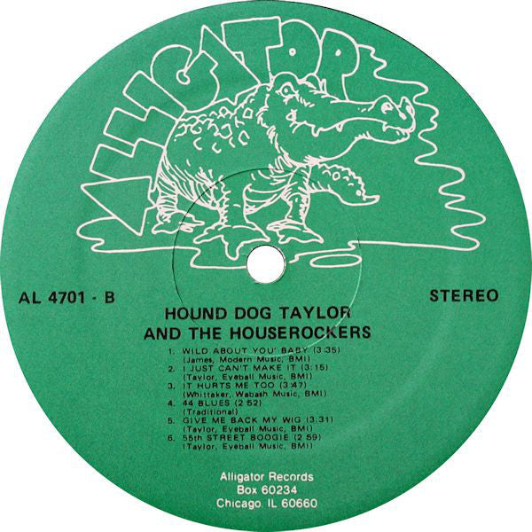 Hound Dog Taylor & The House Rockers - Hound Dog Taylor And The HouseRockers (Vinyl, LP, Album, Reissue) Very Good Plus (VG+) / Very Good Plus (VG+)