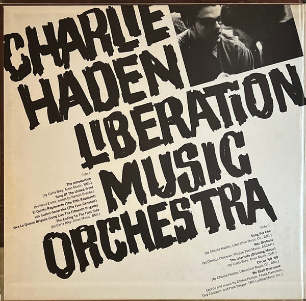 Charlie Haden - Liberation Music Orchestra (Vinyl, LP, Album, Stereo) Good Plus (G+) / Very Good (VG)