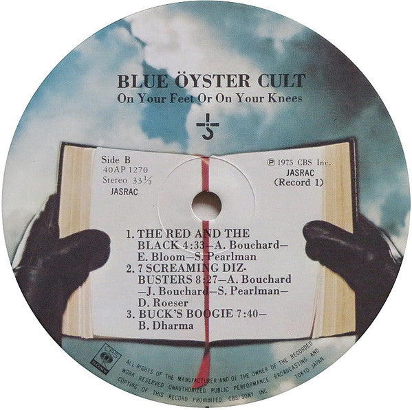 Blue Öyster Cult - On Your Feet Or On Your Knees (2xVinyl, LP, Album, Reissue) Very Good Plus (VG+) / Very Good Plus (VG+)