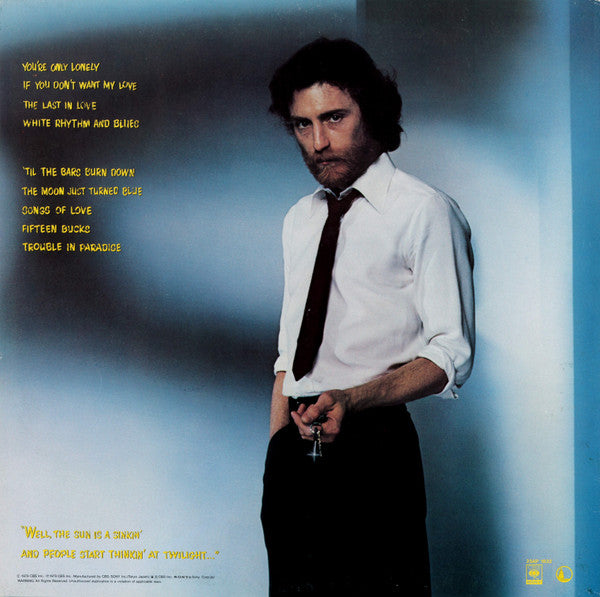 John David Souther - You're Only Lonely (Vinyl, LP, Album, Stereo)