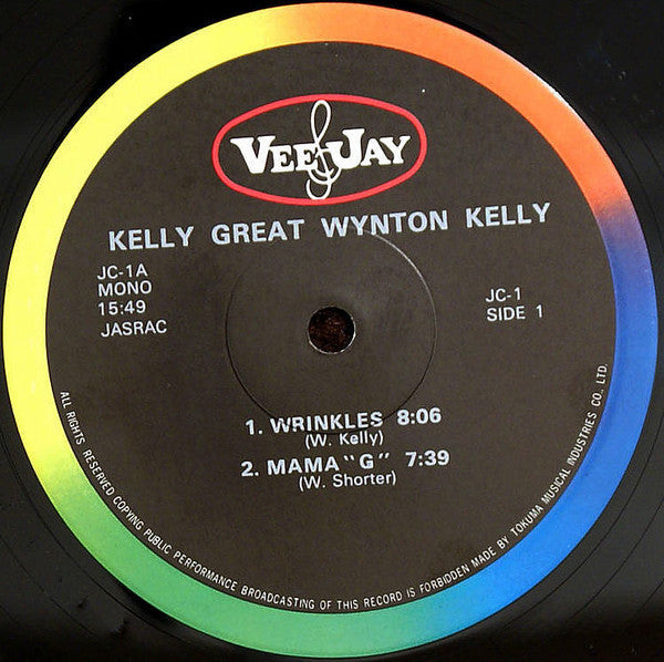 Wynton Kelly - Kelly Great (Vinyl, LP, Album, Reissue, Mono)